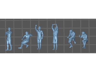 German Wwii Aircraft Technician No.2 (6 Figures / 3d-printed) - image 1