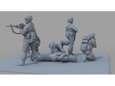 Us Infantry Soldiers - Vietnam War Set 1 (6 Figures) - image 1