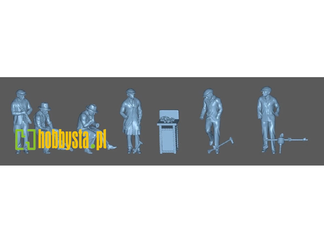 Shipyard Workers (6 Figures / 3d-printed) - image 1