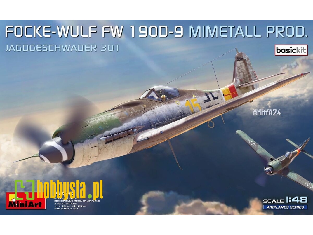 Focke Wulf Fw-190 D-9 - Mimetall Production Jagdgeschwader 301  (Basic Kit) - image 1