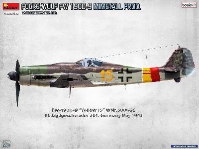 Focke Wulf Fw-190 D-9 - Mimetall Production Jagdgeschwader 301  (Basic Kit) - image 13