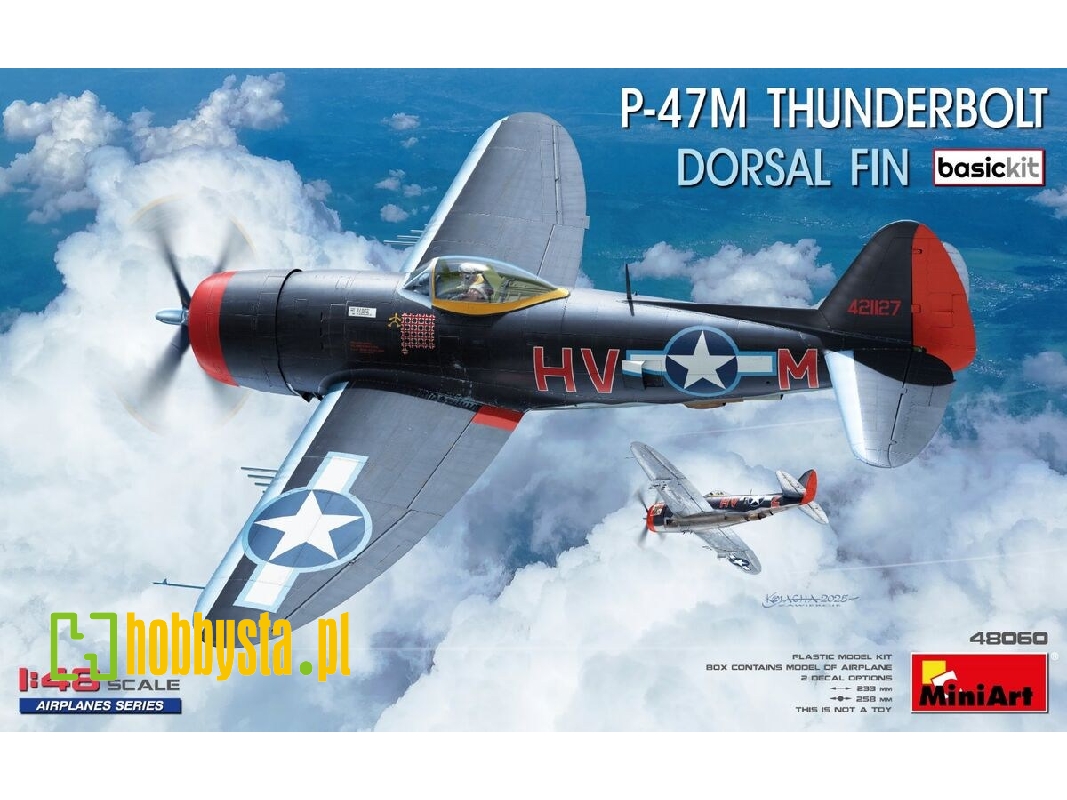 Republic P-47 M Thunderbolt - Dorsal Fin (Basic Kit) - image 1