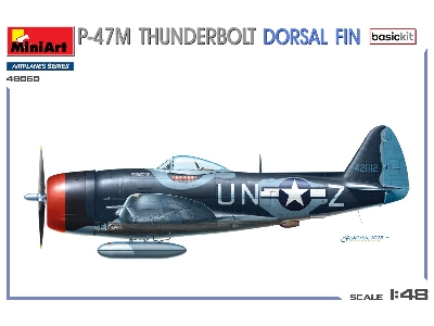 Republic P-47 M Thunderbolt - Dorsal Fin (Basic Kit) - image 2