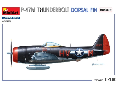 Republic P-47 M Thunderbolt - Dorsal Fin (Basic Kit) - image 12