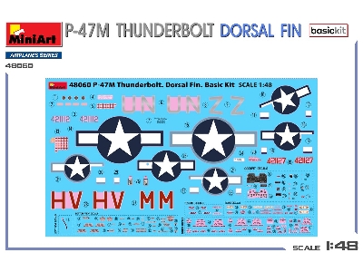 Republic P-47 M Thunderbolt - Dorsal Fin (Basic Kit) - image 13