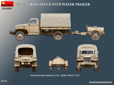 G7117 Cargo Truck With Water Trailer - image 2