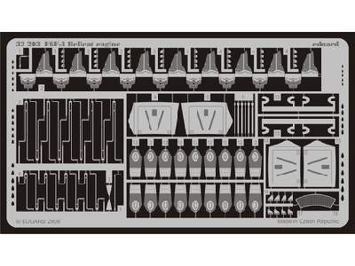 F6F-3 engine 1/32 - Trumpeter - image 1