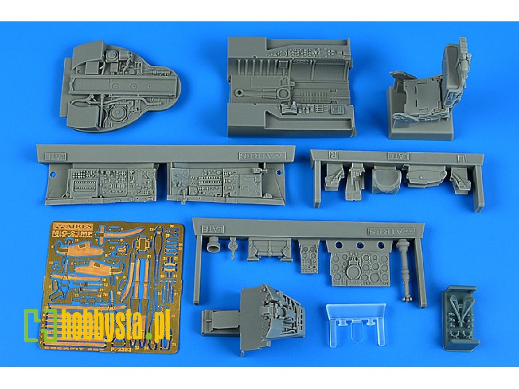 Mig-21 Mf Fishbed J - Cockpit Set Late Version (For Trumpeter Kits) - image 1
