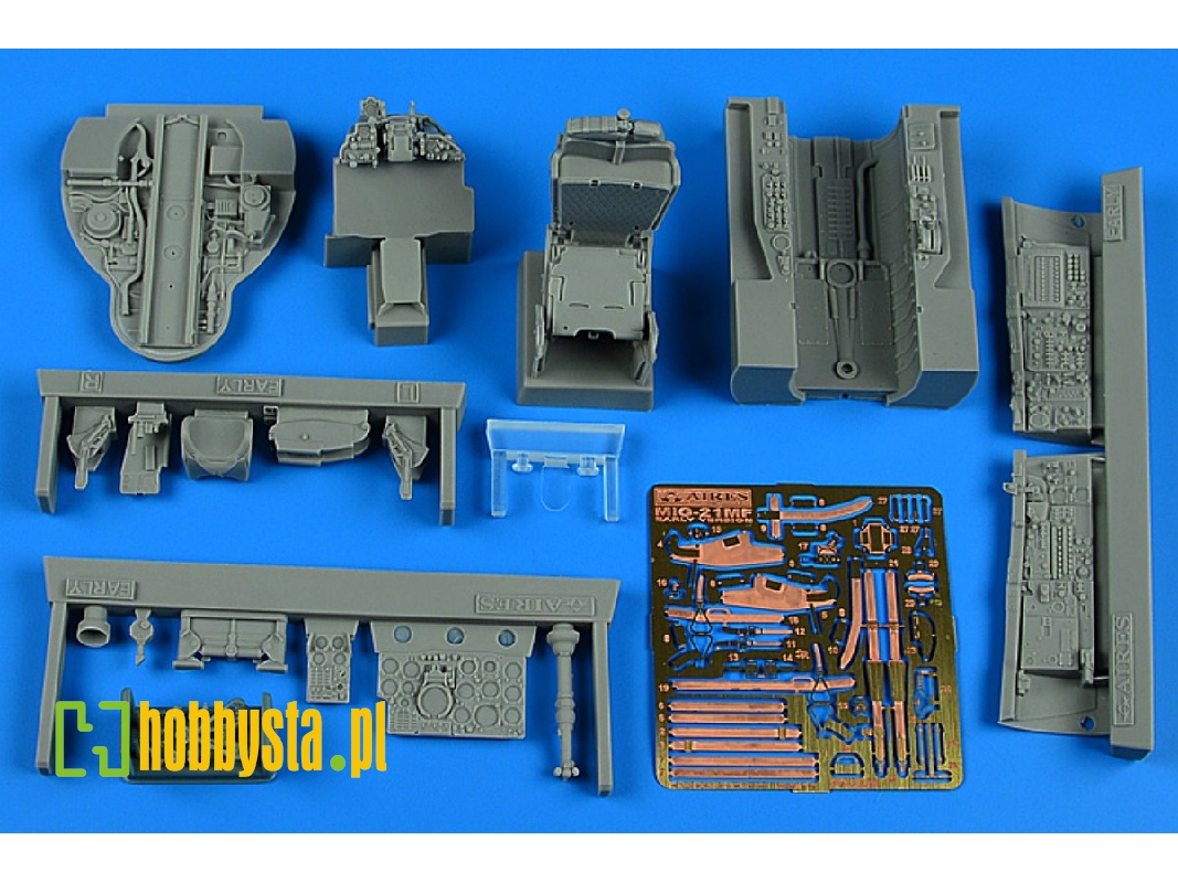 Mig-21 Mf Fishbed J - Cockpit Set Early Version (For Trmpeter Kits) - image 1