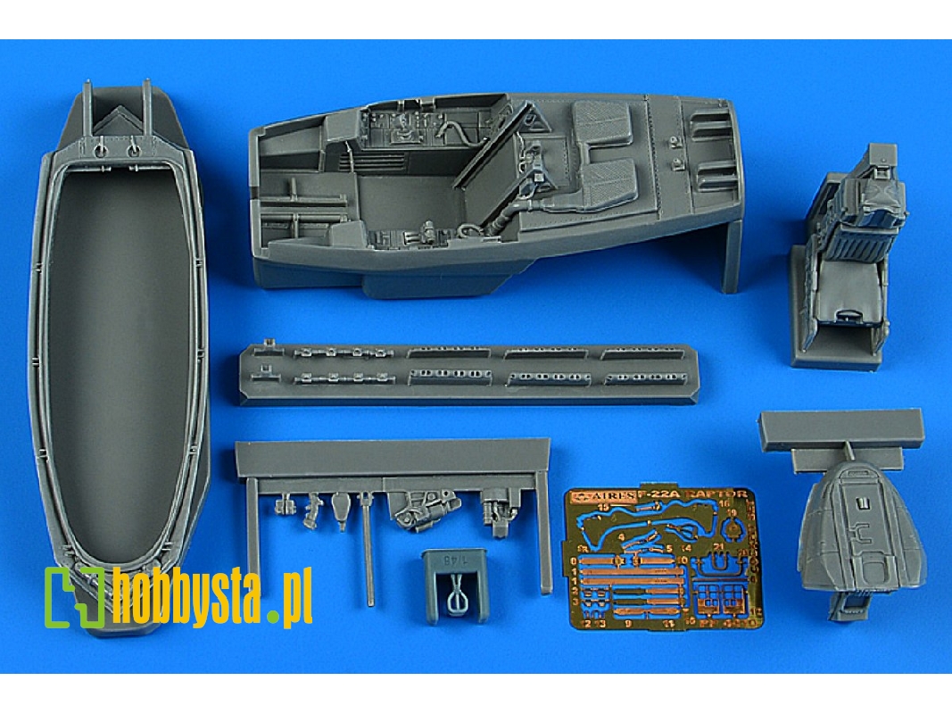 Lockheed F-22 A Raptor - Cockpit Set (For Academy Kits) - image 1