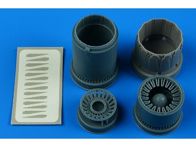 Lockheed Martin F-16 Cj Block 50 - Exhaust Nozzle  / Opened (For Tamiya Kits) - image 1