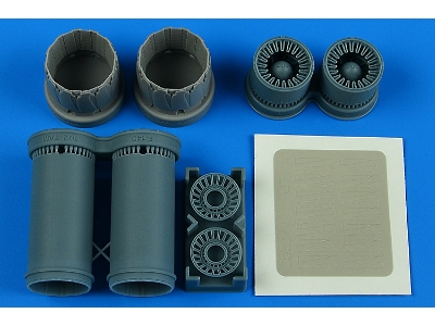 Grumman F-14 D Tomcat - Exhaust Nozzle / Opened (For Tamiya Kits) - image 1