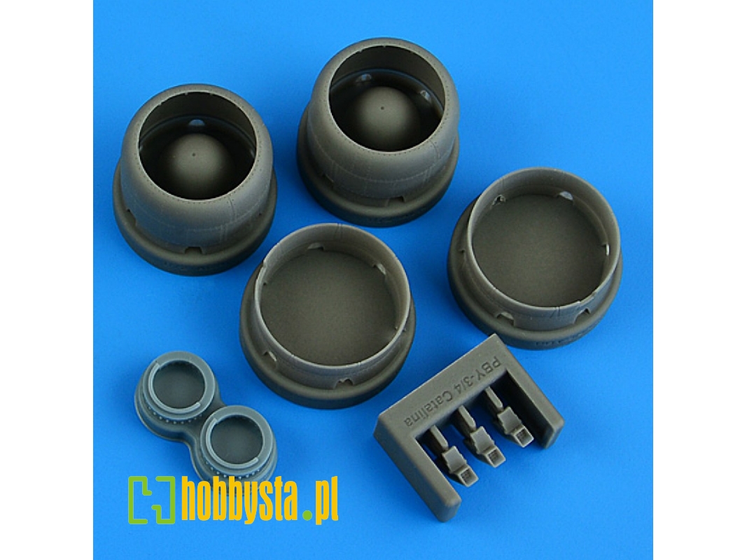 Consolidated Pby-3 / Pby-4 Catalina - Correct Cowlings Closed Flaps (For Academy / Hobby 2000 Kits) - image 1