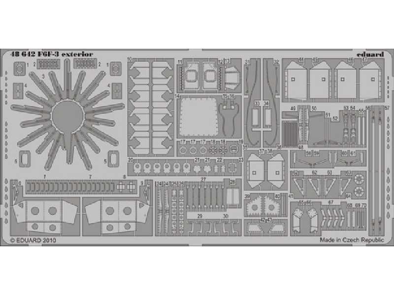 F6F-3 exterior 1/48 - Hobby Boss - image 1