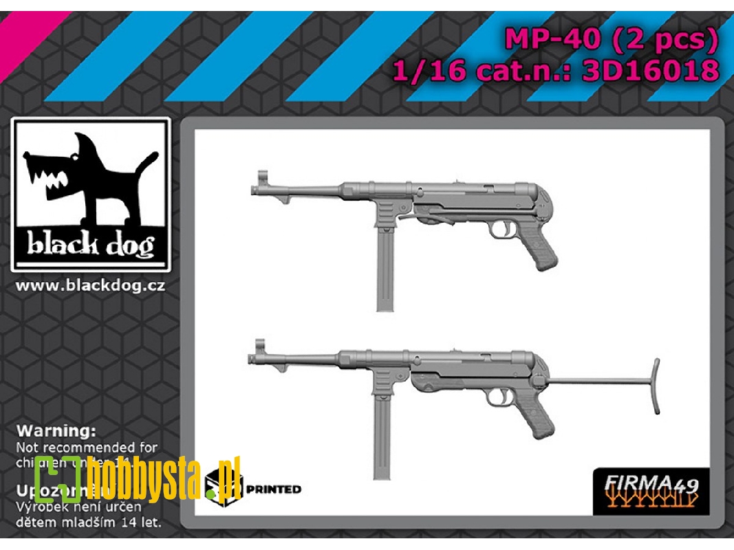 German Mp40 (2 Pcs / 3d-printed) - image 1