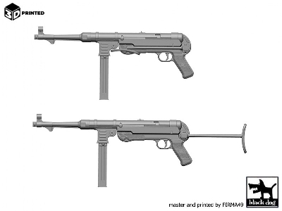 German Mp40 (2 Pcs / 3d-printed) - image 2