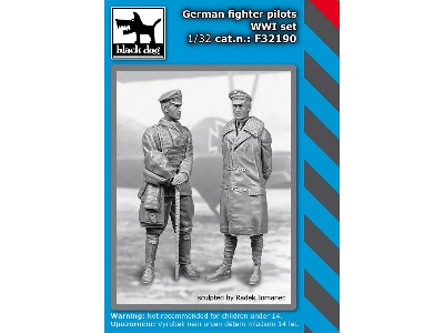 German Wwi Fighter Pilots Set (2 Figures) - image 1