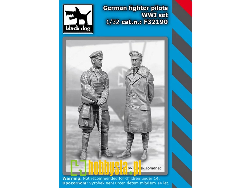 German Wwi Fighter Pilots Set (2 Figures) - image 1