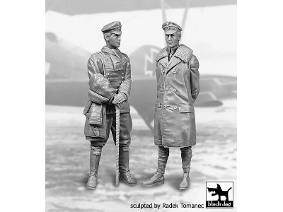 German Wwi Fighter Pilots Set (2 Figures) - image 2