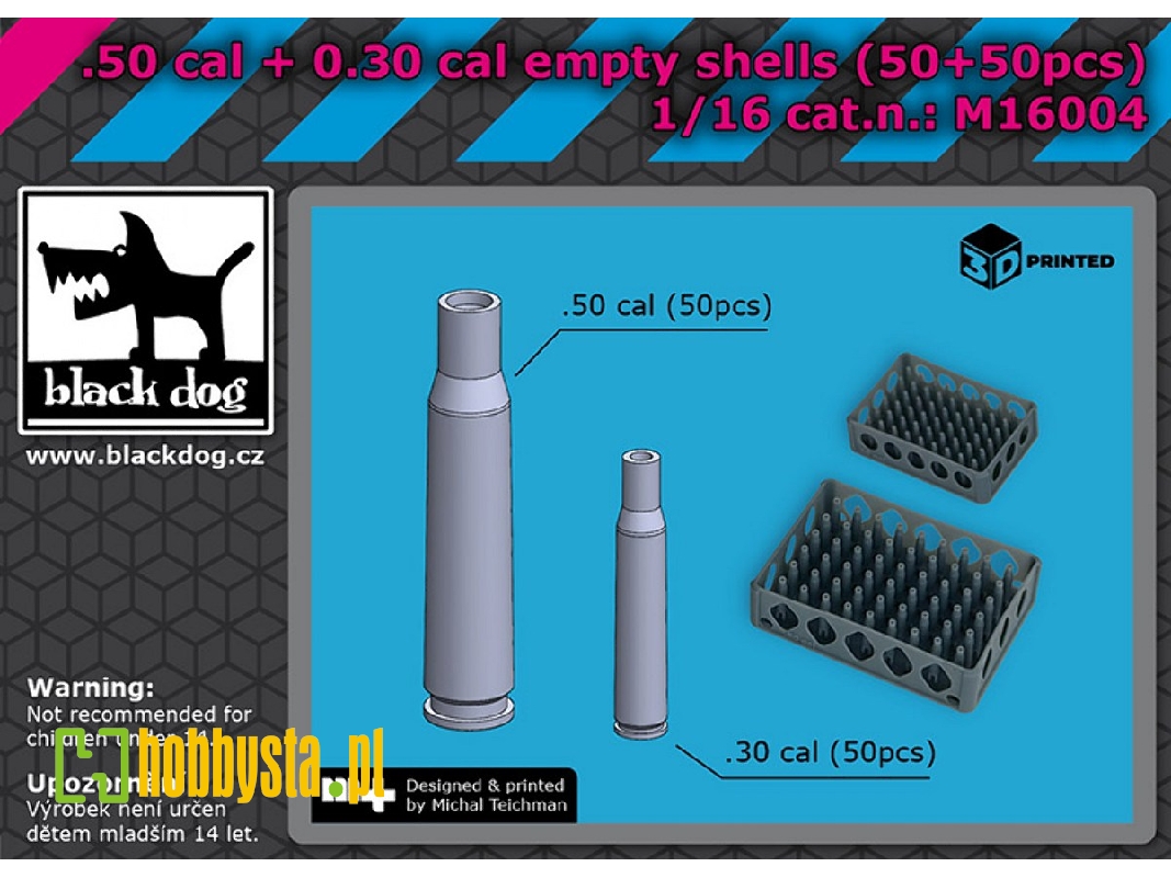 Empty Shells For .50 Cal And .30 Cal Machine Guns (50 + 50 Pcs) - image 1