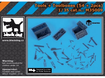 Tools And Toolboxes (54 + 2 Pcs / 3d-printed) - image 1