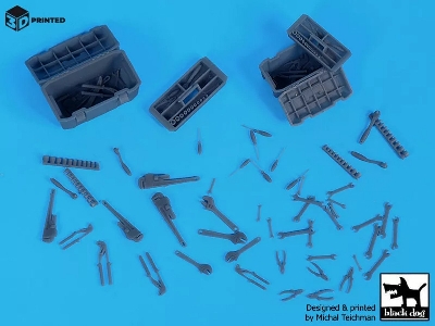 Tools And Toolboxes (54 + 2 Pcs / 3d-printed) - image 2