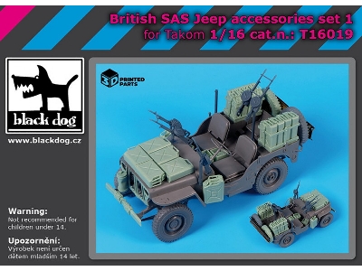 British Sas Jeep Accessories Set No.1 (For Takom Kits) - image 1