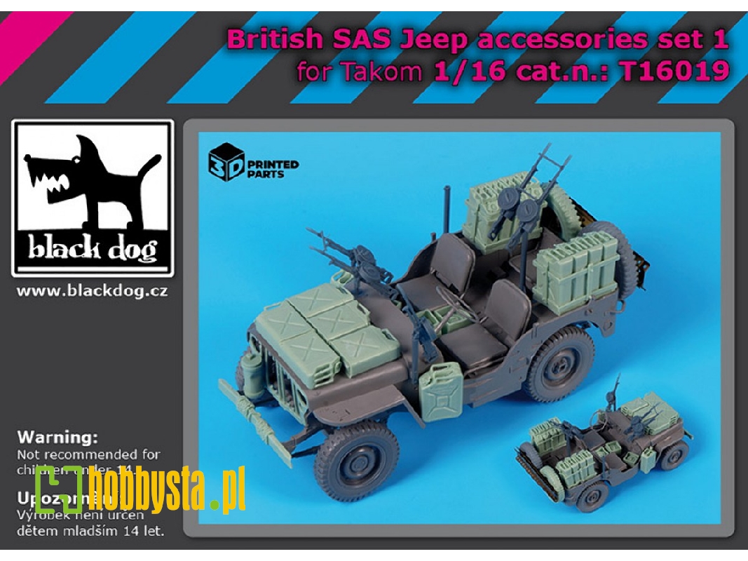 British Sas Jeep Accessories Set No.1 (For Takom Kits) - image 1