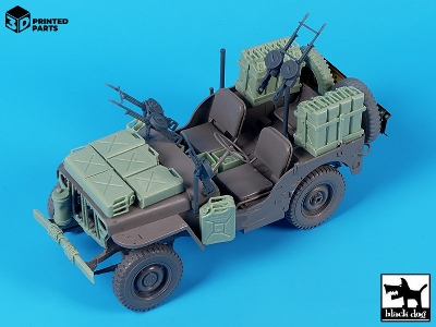 British Sas Jeep Accessories Set No.1 (For Takom Kits) - image 9