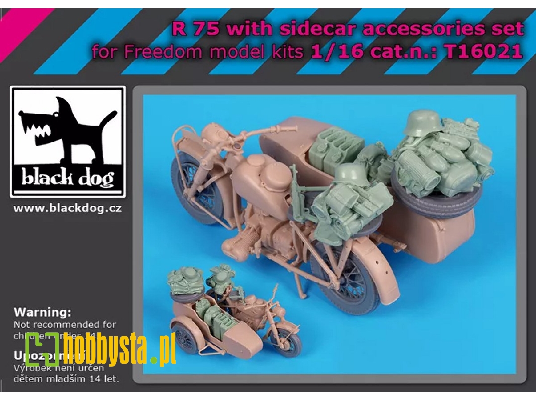 Bmw R75 With Sidecar - Accessories Set (For Freedom Model Kits) - image 1