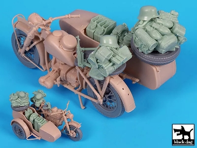 Bmw R75 With Sidecar - Accessories Set (For Freedom Model Kits) - image 2