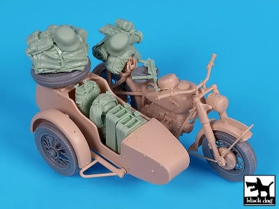 Bmw R75 With Sidecar - Accessories Set (For Freedom Model Kits) - image 4