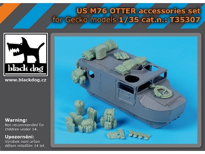 Us M 76 Otter Accessories Set (For Gecko Models Kits) - image 1