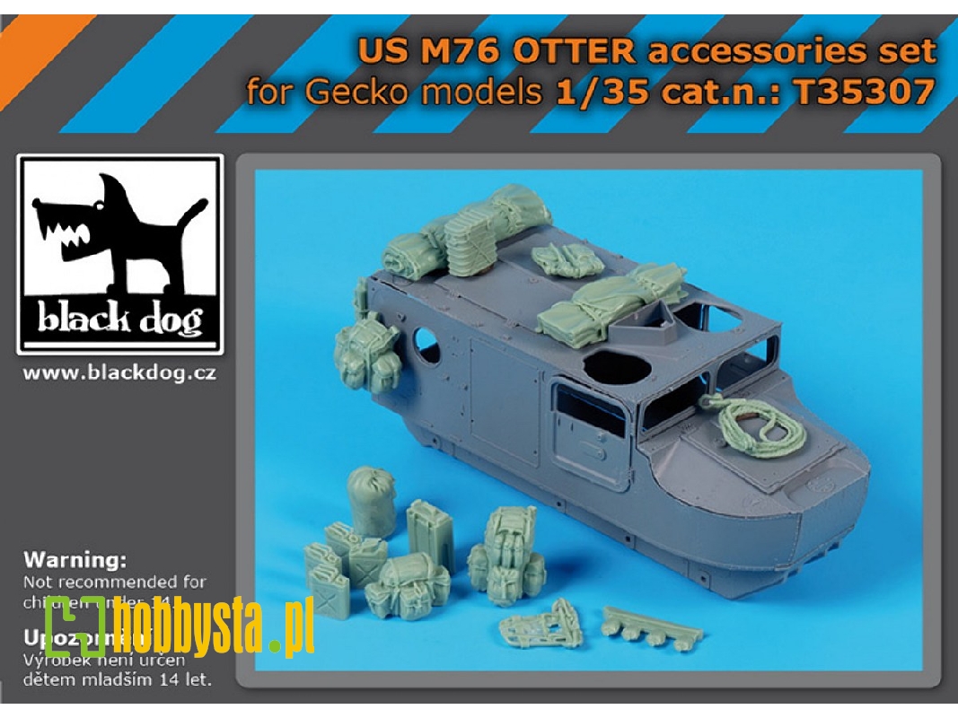 Us M 76 Otter Accessories Set (For Gecko Models Kits) - image 1