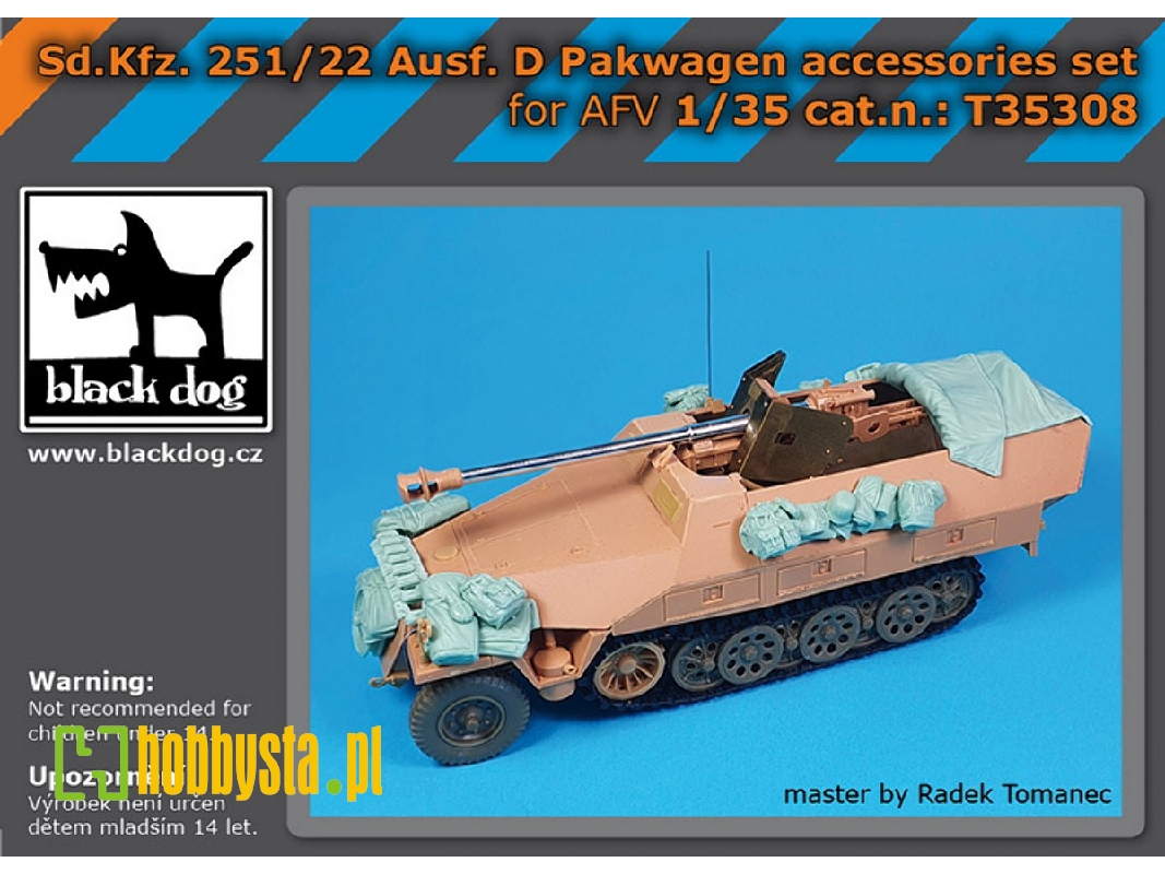 Sd.Kfz 251/22 Ausf D Pakwagen - Accessories Set (For Afv Kits) - image 1