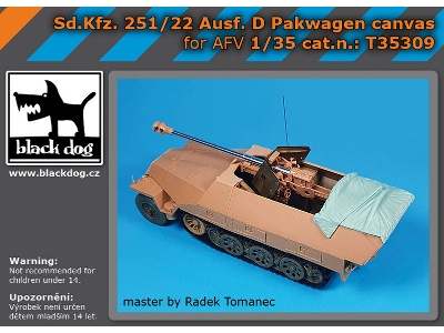 Sd.Kfz 251/22 Ausf.D - Canvas (For Afv Kits) - image 1