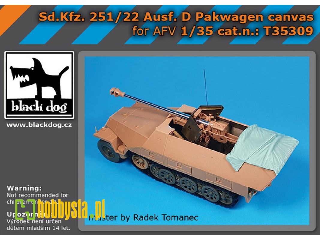Sd.Kfz 251/22 Ausf.D - Canvas (For Afv Kits) - image 1
