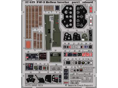 F6F-3 interior S. A. 1/32 - Trumpeter - image 2