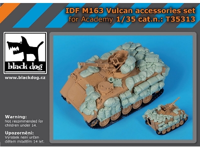 Idf M163 Vulcan  - Accessories Set (For Academy Kits) - image 1