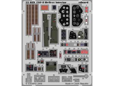 F6F-3 interior S. A. 1/32 - Trumpeter - image 1