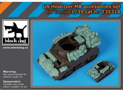 Us Howitzer M8 - Accessories Set (For Tamiya Kits) - image 1