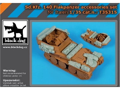 Sd.Kfz 140 Flakpanzer - Accessories Set (For Italeri Kits) - image 1