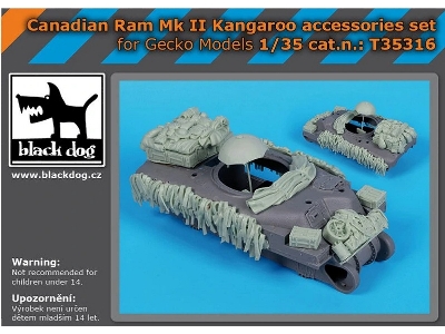 Canadian Ram Mk.Ii Kangaroo - Accessories Set (For Gecko Models Kits) - image 1