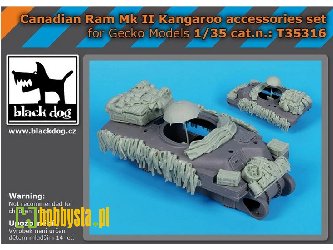 Canadian Ram Mk.Ii Kangaroo - Accessories Set (For Gecko Models Kits) - image 1