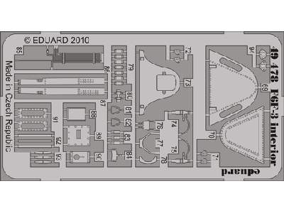 F6F-3 interior S. A. 1/48 - Hobby Boss - image 1