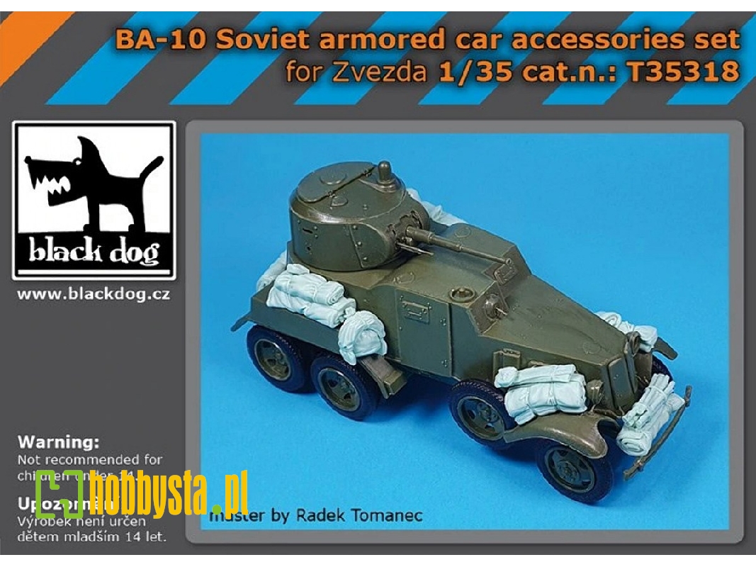 Ba-10 Soviet Armored Car - Accessories Set (For Zvezda Kits) - image 1