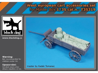 West European Cart - Accessories Set (For Master Box Kits) - image 1