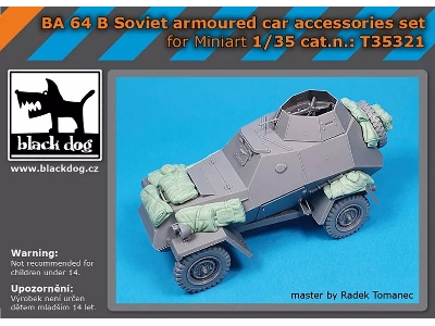 Ba 64 B Soviet Armoured Car - Accessories Set (For Miniart Kits) - image 1