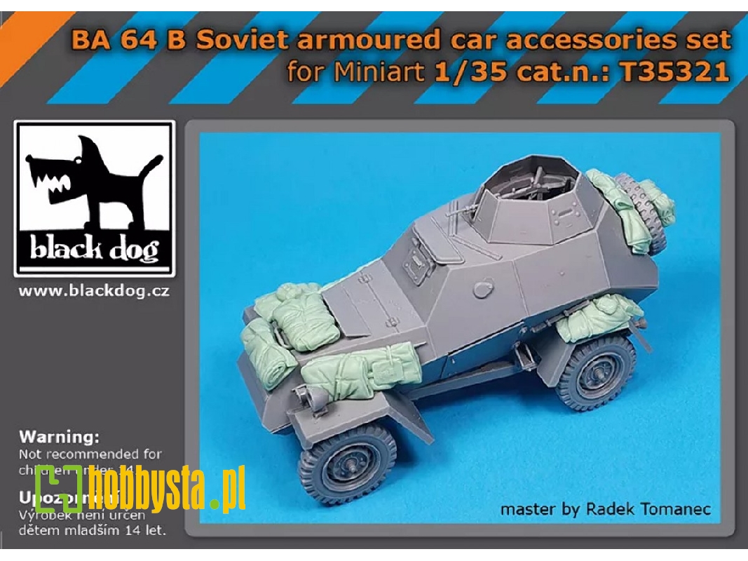 Ba 64 B Soviet Armoured Car - Accessories Set (For Miniart Kits) - image 1