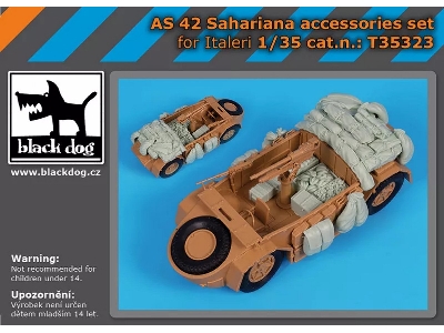 As.42 Sahariana - Accessories Set (For Italeri Kits) - image 1
